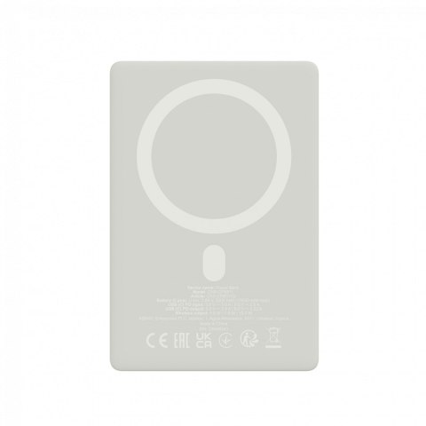 CANYON Powerbank OnPower 511 Magnet. PD 20W 10000mAh Beżowy