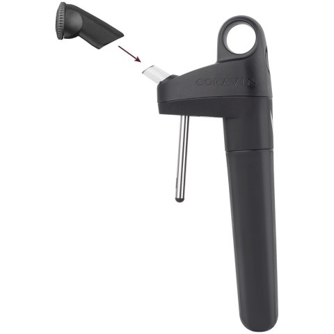 CORAVIN Pivot, Aerator do systemu przechowywania wina, Czarny