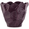 Ceramiczny Wazon Dekoracyjny z Antypoślizgowymi Podkładkami - Fioletowy