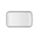 BUYDEEM Porcelanowy talerz do parowaru, CT1004, White