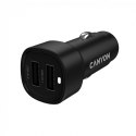 CANYON Ładowarka samochodowa OnDrive 24 24W 2xUSB-A czarna