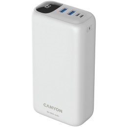 CANYON Powerbank PB-301 LED 30000 mAh PD 20W QC 3.0 Biały