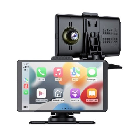 Nexadio CC100 Ekran samochodowy CarPlay/Android Auto, wideorejestrator 2K
