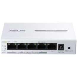 ASUS ExpertWiFi EBP15 5-Port GbE smart managed PoE+ switch, 4 PoE+ ports, 60W, Supports PoE priority setting, Perfect for PoE AP