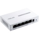 ASUS ExpertWiFi EBP15 5-Port GbE smart managed PoE+ switch, 4 PoE+ ports, 60W, Supports PoE priority setting, Perfect for PoE AP