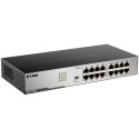 D-LINK Switch 16 x 1000/100/10Mbps, Niezarządzalny