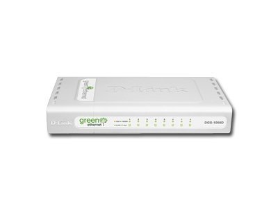 D-LINK Switch 8 x 1000/100/10Mbps, MDI/MDI-X switch, VPN Support