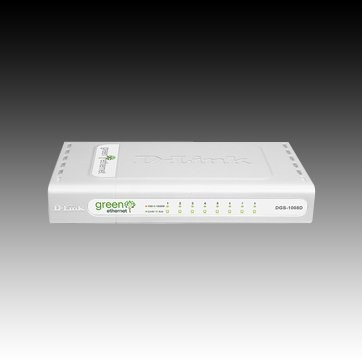 D-LINK Switch 8 x 1000/100/10Mbps, MDI/MDI-X switch, VPN Support