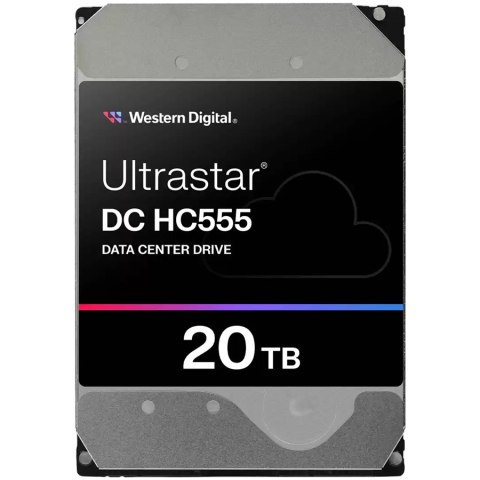 HDD Server WD ULTRASTAR DC HC555 (3.5'', 20TB, 512MB, 7200RPM, SATA 6Gb/s)