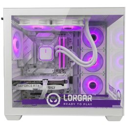 LORGAR Komputer Gamingowy Advanced A201, Biały