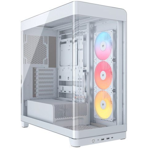 CORSAIR FRAME 4500X RS-R ARGB Tempered Glass Mid-Tower, White