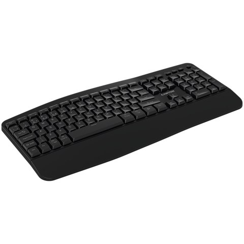 CANYON Klawiatura HKB-W6 Bezprzewodowa Ergonomia Czarna