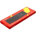 CANYON Klawiatura KB-1 Przewodowa EN/ES Czarna