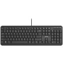 CANYON keyboard HKB-20 EN/ES Velvet Wired Black