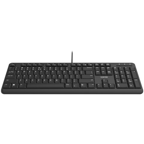CANYON keyboard HKB-20 EN/ES Velvet Wired Black