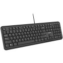 CANYON keyboard HKB-20 EN/ES Velvet Wired Black