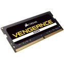 CORSAIR DDR4, 2666MHz 8GB 1x8GB SODIMM, Unbuffered, 18-19-19-39, Black