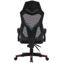 CANYON Fotel Gamingowy Flow MCH01 Mesh Czarno - Czerwony