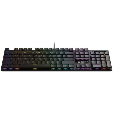 CANYON Klawiatura gamingowa Cometstrike GK-55 Przewodowa Czarna