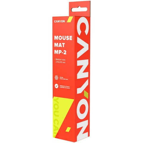 CANYON Podkładka pod mysz MP-2 270x210mm Czarna