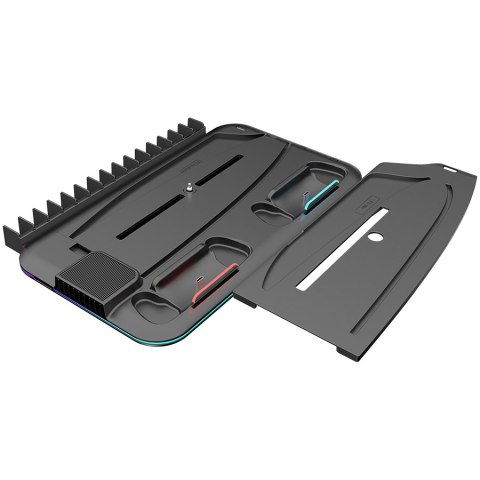 CANYON Podstawka chłodząca CS-51 RGB PS5 Slim/DE Ładowanie Czarna