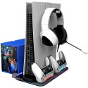CANYON Podstawka chłodząca CS-51 RGB PS5 Slim/DE Ładowanie Czarna