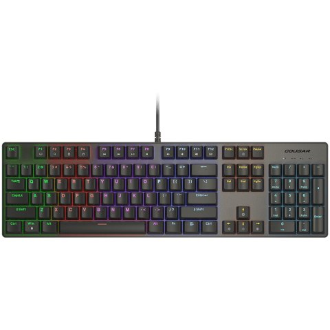 COUGAR Klawiatura Gamingowa Ultimus EX, RGB, USB, Czarna
