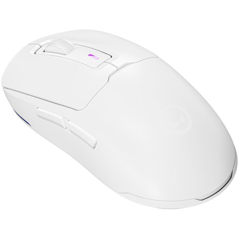LORGAR Mysz Gamingowa MSA10W, Bezprzewodowa, Biała