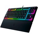 RAZER Klawiatura Gamingowa Przewodowa Ornata V3 Tenkeyless, Low Profile, układ US