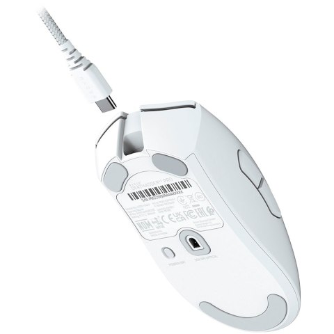 RAZER Mysz Gamingowa DeathAdder V3 Pro, White Edition, Ergonomic Bezprzewodowa