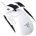 RAZER Mysz Gamingowa DeathAdder V3 Pro, White Edition, Ergonomic Bezprzewodowa