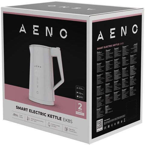 AENO EK8S Czajnik Smart Wi-Fi 1,7L regulacja temperatury Strix biały