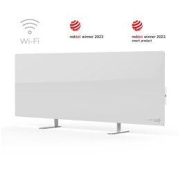 AENO GH1S Grzejnik szklany Smart 700W aplikacja biały wtyczka EU