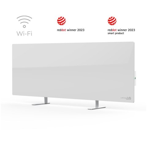 AENO GH1S Grzejnik szklany Smart 700W aplikacja biały wtyczka EU