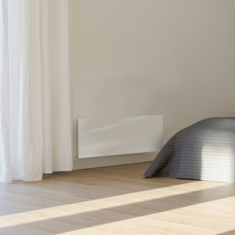 AENO GH1S Grzejnik szklany Smart 700W aplikacja biały wtyczka EU