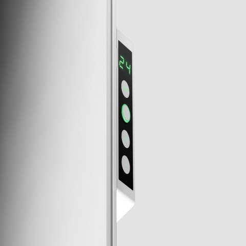AENO GH3S Grzejnik szklany Smart 700W app+panel LED biały wtyczka EU