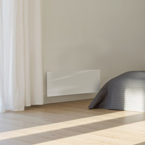 AENO GH3S Grzejnik szklany Smart 700W app+panel LED biały wtyczka EU