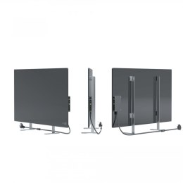 AENO GH5S Grzejnik szklany Smart 700W app+panel LED szary wtyczka EU