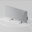 AENO GH5S Grzejnik szklany Smart 700W app+panel LED szary wtyczka EU