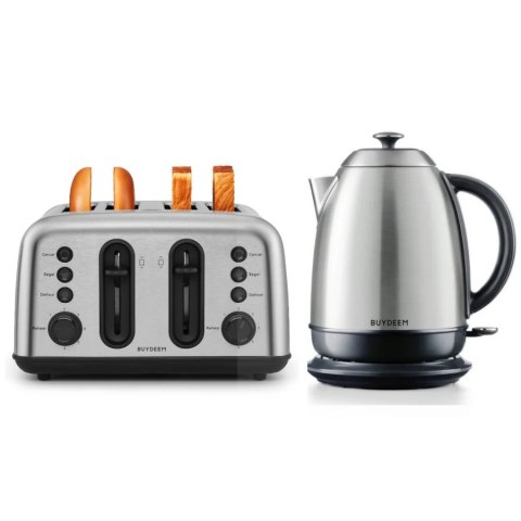 BUYDEEM Czajnik Elektryczny, K640E, Stainless Steel, EU