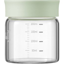 BUYDEEM Szklane słoiczki 200ml z nakrętką wze Cozy Greenish, CS1007/A1