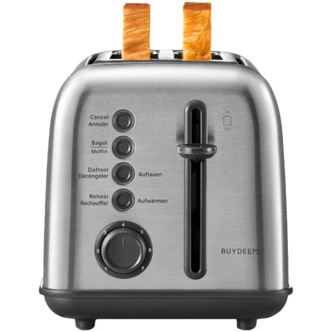 BUYDEEM Toster na 2 kromki, DT620E, Stainless Steel, EU