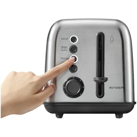 BUYDEEM Toster na 2 kromki, DT620E, Stainless Steel, EU
