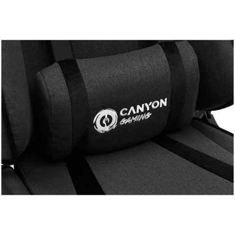 CANYON Fotel Gamingowy Crest FCH01 Tkanina Szary