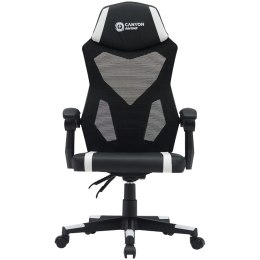 CANYON Fotel Gamingowy Flow MCH01 Mesh Czarno - Biały