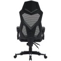CANYON Fotel Gamingowy Flow MCH01 Mesh Czarno - Biały