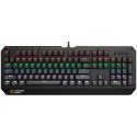 CANYON Klawiatura gamingowa Hazard GK-6 RGB US Przewodowa Czarna