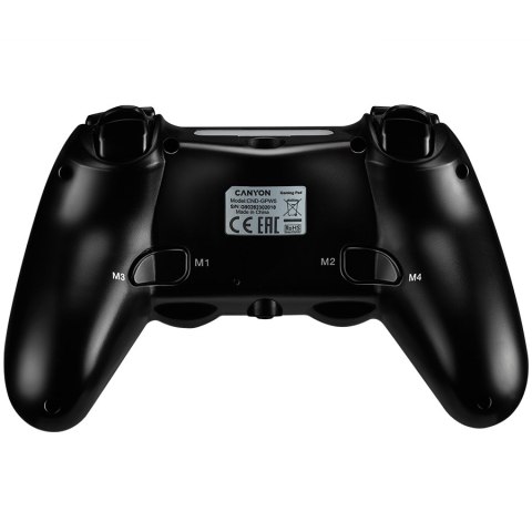 CANYON Kontroler bezprzewodowy GP-W5 PS4 Czarny