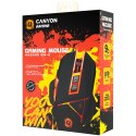 CANYON Mysz gamingowa Hazard GM-6 LED Czarna