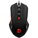 CANYON Mysz gamingowa Star Raider GM-1 RGB 6 Przyc. Przew. Czarna